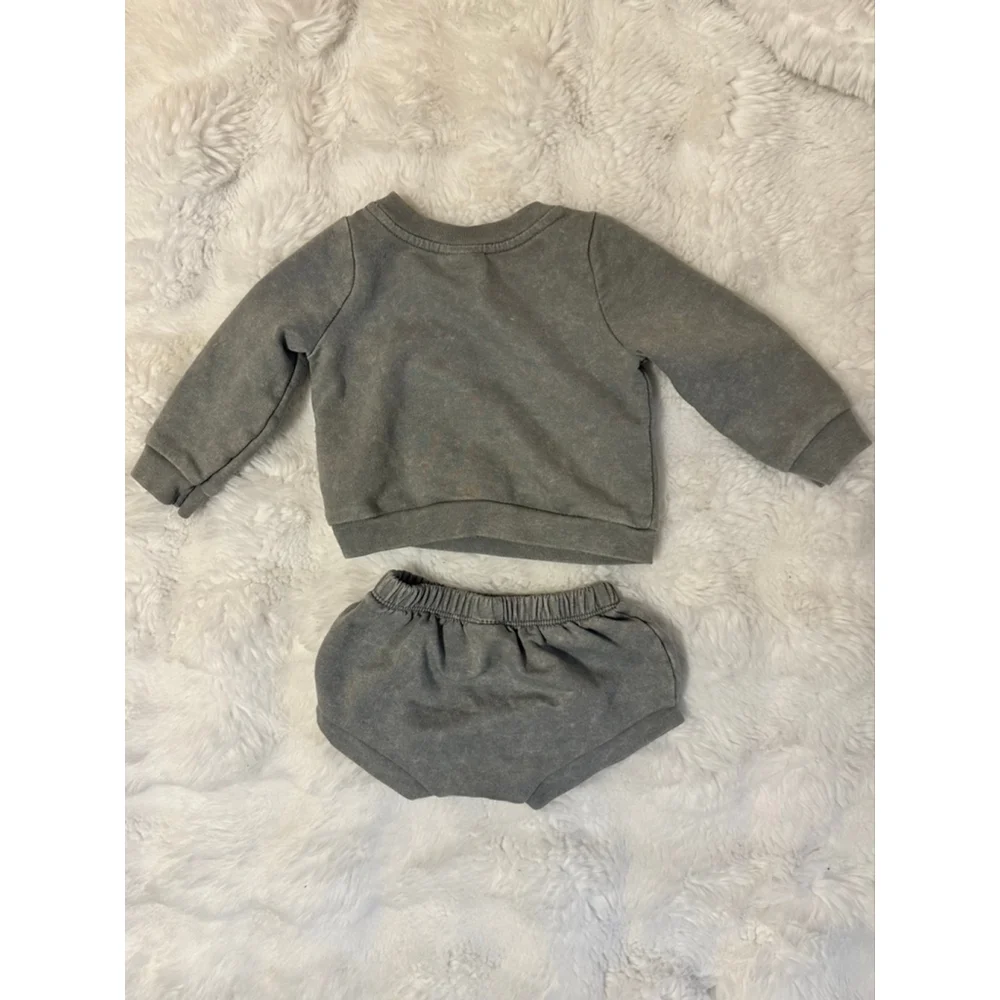 Baby Cat & Jack Matching Set Newborn Gray 